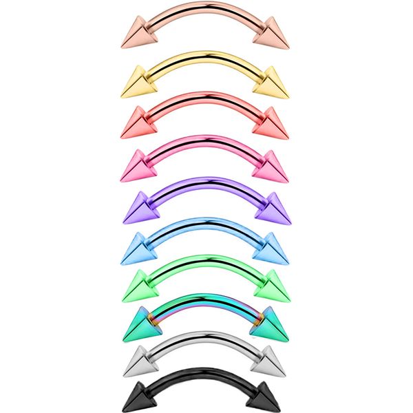 eyebrow rings 16g curved barbell eyebrow piercing stainless steel daith rook earring piercing body jewlery 8mm mix color wholesa, Silver
eyebrow rings 16g curved barbell eyebrow piercing stainless steel daith rook earring piercing body jewlery 8mm mix color wholesa, Silver
