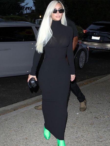 casual dresses dulzura solid ribbed long sleeve maxi dress bodycon high neck streetwear y2k clothes autumn winter party club outfits 230325, Black;gray
casual dresses dulzura solid ribbed long sleeve maxi dress bodycon high neck streetwear y2k clothes autumn winter party club outfits 230325, Black;gray