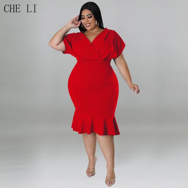 plus size dresses xl 2xl 3xl 4xl 5xl size women v neck high waist summer solid color ruffle patchwork office ladies fishtail 230325, Black
plus size dresses xl 2xl 3xl 4xl 5xl size women v neck high waist summer solid color ruffle patchwork office ladies fishtail 230325, Black