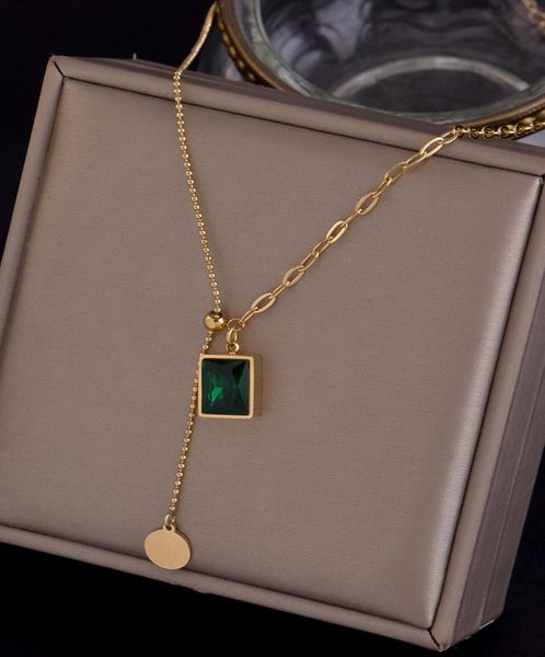 fashion charm numeral green black zircon necklaces for woman men temperament stainless steel pendant necklace jewelry gift chain6938429, Silver
fashion charm numeral green black zircon necklaces for woman men temperament stainless steel pendant necklace jewelry gift chain6938429, Silver