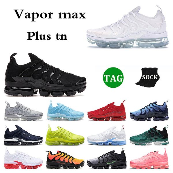with box 2023 running shoes tn plus vapor for max men womens triple black white university blue midnight navy outdoor sports sneaker trainer
with box 2023 running shoes tn plus vapor for max men womens triple black white university blue midnight navy outdoor sports sneaker trainer