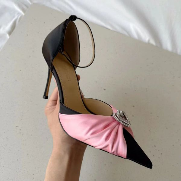 mach satin rhinestone love buckle sandals designers wedding shoes evening stiletto heels women heeled luxury ankle strap dress shoe factory, Black
mach satin rhinestone love buckle sandals designers wedding shoes evening stiletto heels women heeled luxury ankle strap dress shoe factory, Black