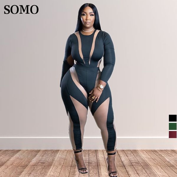 women's plus size jumpsuits rompers somo for women casual crew neck fashion printed clothes skinny wholesale drop 230325, Black
women's plus size jumpsuits rompers somo for women casual crew neck fashion printed clothes skinny wholesale drop 230325, Black