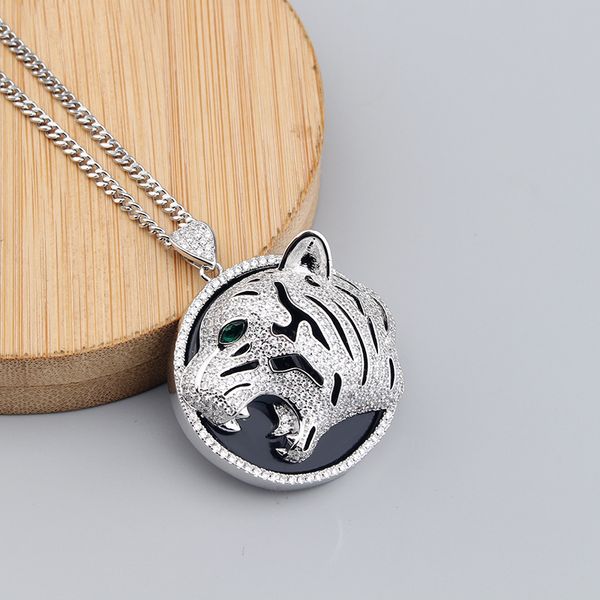 silver cross luxury designer circle leopard animal pendant necklaces crysatl rhinestone necklace for men women wedding party jewerlry access
silver cross luxury designer circle leopard animal pendant necklaces crysatl rhinestone necklace for men women wedding party jewerlry access