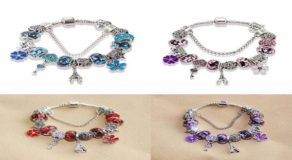 delicate charm tower pendant bracelet suitable for pandora silver plated diy beaded pendant bracelet original box set holiday gift6317834, Golden;silver
delicate charm tower pendant bracelet suitable for pandora silver plated diy beaded pendant bracelet original box set holiday gift6317834, Golden;silver