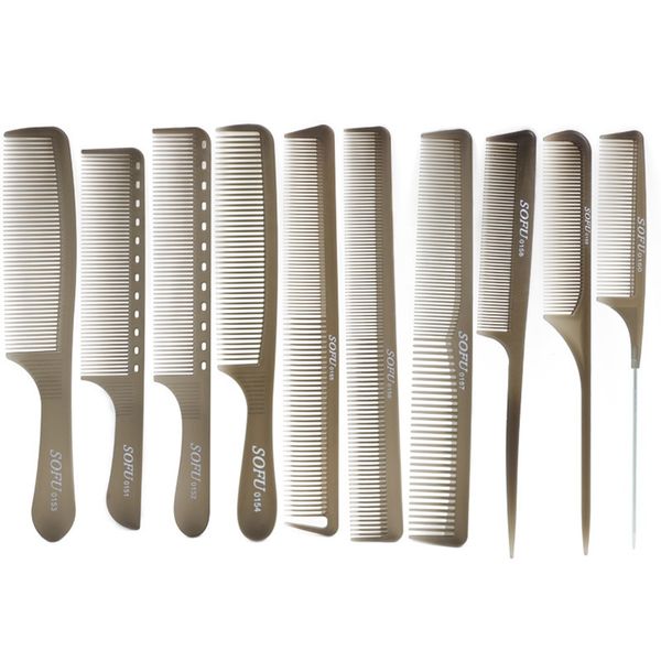 10 styles hair comb brush ponytail anti-static straight hair pro salon hairdressing hair combs styling tools barber accessories 314, Silver
10 styles hair comb brush ponytail anti-static straight hair pro salon hairdressing hair combs styling tools barber accessories 314, Silver