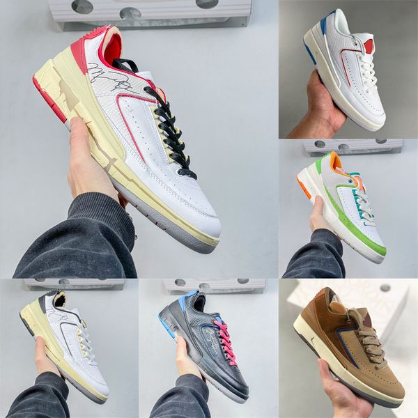 jumpman 2 2s low basketball shoes sp ow titan red black blue unc to chicago two 18 women mens sports sneaker eur 36-45
jumpman 2 2s low basketball shoes sp ow titan red black blue unc to chicago two 18 women mens sports sneaker eur 36-45