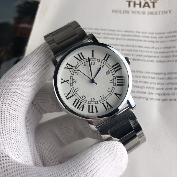 wristwatches for men 2023 new mens watches three needles roman numerals quartz watch luxury brand steel and leather belt men fashion cart eu, Slivery;brown
wristwatches for men 2023 new mens watches three needles roman numerals quartz watch luxury brand steel and leather belt men fashion cart eu, Slivery;brown