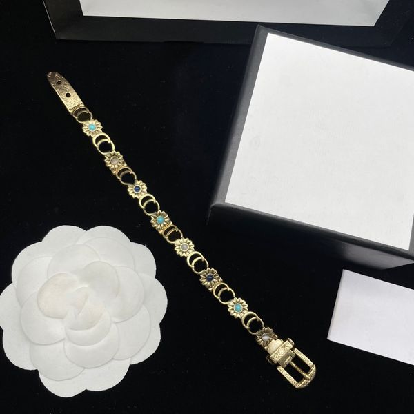 designer chain premium bracelet colorful gemstone tandem floral jewelry bracelet for party gifts with box, Black
designer chain premium bracelet colorful gemstone tandem floral jewelry bracelet for party gifts with box, Black