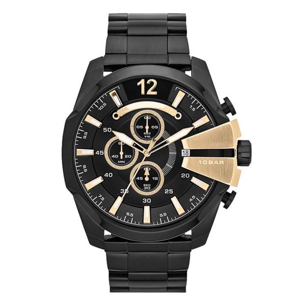 fashion brand men big case mutiple dials stainless steel band date quartz wrist watch 43382796, Slivery;brown
fashion brand men big case mutiple dials stainless steel band date quartz wrist watch 43382796, Slivery;brown