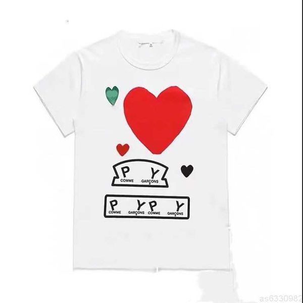 fashion mens play t shirt cdg designer hearts casual women s des badge garcons cl0769hb5, White;black
fashion mens play t shirt cdg designer hearts casual women s des badge garcons cl0769hb5, White;black