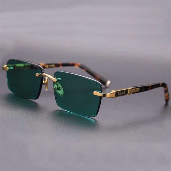 40% off luxury designer new men's and women's sunglasses 20% off acetate vintage rimless man natural crystal stone lens green glas, White;black
40% off luxury designer new men's and women's sunglasses 20% off acetate vintage rimless man natural crystal stone lens green glas, White;black