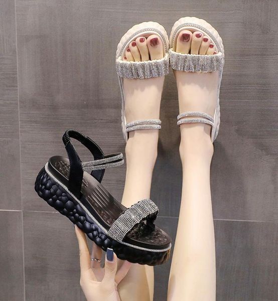 2022 summer platform sandals fashion lovely leisure light foot massage outdoor shopping nonslip personality slippers9441257, Black
2022 summer platform sandals fashion lovely leisure light foot massage outdoor shopping nonslip personality slippers9441257, Black