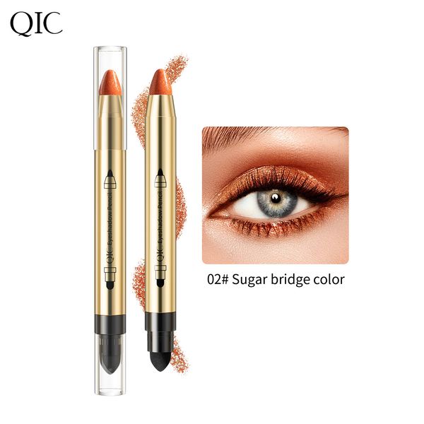 double end glitter color eye shadow pen silkworm shimmer metallic eyeshadow stick mother of pearl dark bright orange brown korean makeup
double end glitter color eye shadow pen silkworm shimmer metallic eyeshadow stick mother of pearl dark bright orange brown korean makeup