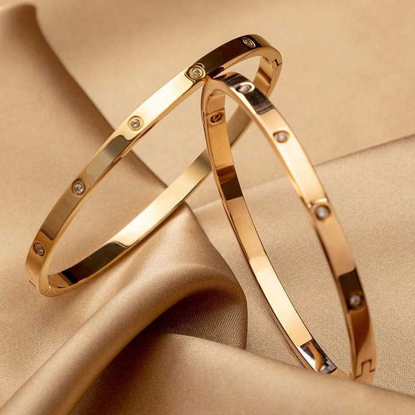 charm bracelets bangle bracelet women's narrow style light luxury high grade titanium steel small and colorless exquisite fashion jewel, Golden;silver
charm bracelets bangle bracelet women's narrow style light luxury high grade titanium steel small and colorless exquisite fashion jewel, Golden;silver