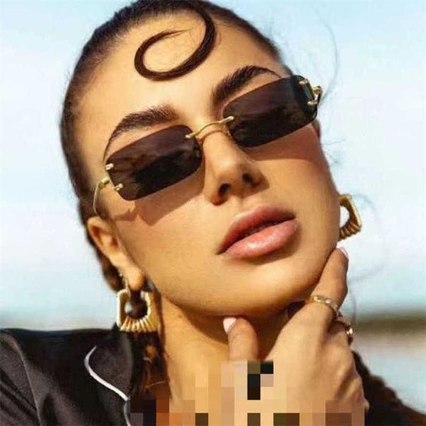 luxury designer new sunglasses 22 small square frameless fashionable versatile ins net red artistic lfl1131, White;black
luxury designer new sunglasses 22 small square frameless fashionable versatile ins net red artistic lfl1131, White;black
