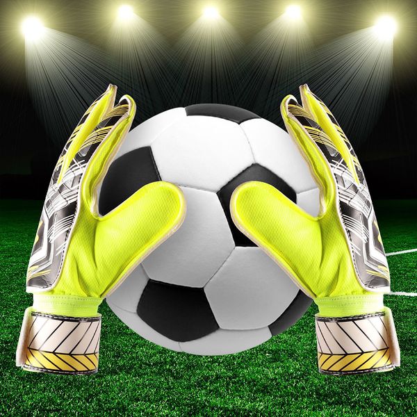 sports gloves soccer goalkeeper gloves professional soccer goalie gloves full finger hand protection breathable for adults children teenager, Black
sports gloves soccer goalkeeper gloves professional soccer goalie gloves full finger hand protection breathable for adults children teenager, Black