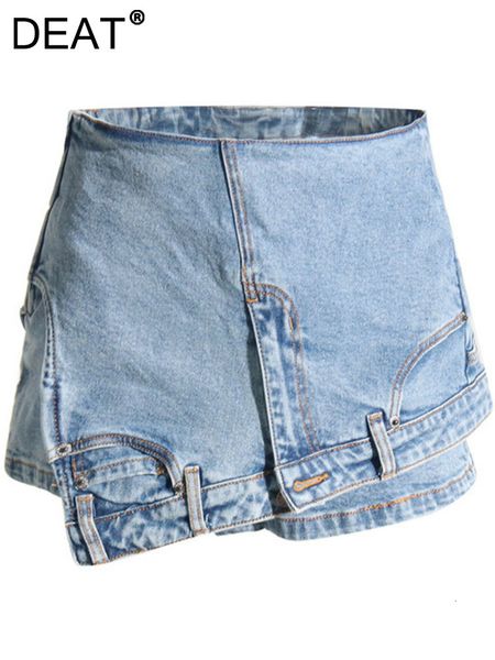 women's shorts deat fashion women's shorts personality slim irregular patchwork pockets solid color denim shorts female spring 17a, White;black
women's shorts deat fashion women's shorts personality slim irregular patchwork pockets solid color denim shorts female spring 17a, White;black