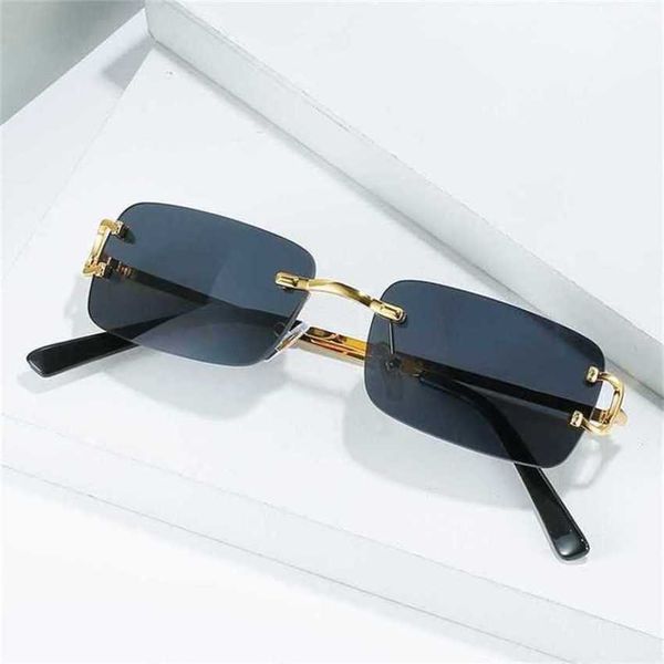 luxury designer new sunglasses card frameless trend small box ocean slice trimming optical glasseskajia, White;black
luxury designer new sunglasses card frameless trend small box ocean slice trimming optical glasseskajia, White;black