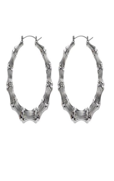 trendy big bamboo hoop earrings 18k real gold plated elegant larger size women earring fashion costume jewelry3120561, Golden;silver
trendy big bamboo hoop earrings 18k real gold plated elegant larger size women earring fashion costume jewelry3120561, Golden;silver