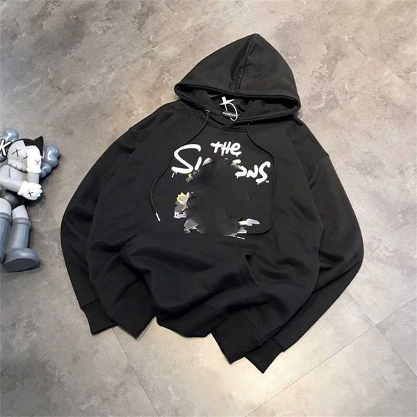 80% off factory outlet online fall couples men's and women's hooded sweater print loose version fashion same style, Black
80% off factory outlet online fall couples men's and women's hooded sweater print loose version fashion same style, Black