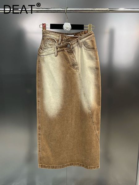 skirts deat vintage irregular patchwork high waist denim skirts women's gradient hem spit skirt female trend spring 11xx1826 230325, Black
skirts deat vintage irregular patchwork high waist denim skirts women's gradient hem spit skirt female trend spring 11xx1826 230325, Black