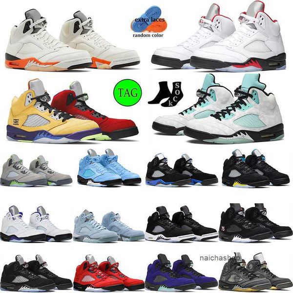 2023 fire red 5 5s jumpman men basketball shoes concord off noir easter racer blue sail jade horizon green bean mens trainers sports sneaker, Black
2023 fire red 5 5s jumpman men basketball shoes concord off noir easter racer blue sail jade horizon green bean mens trainers sports sneaker, Black