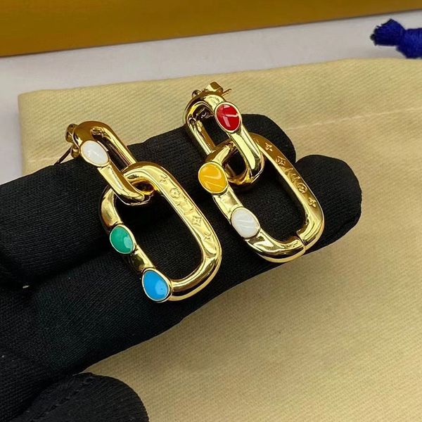 luxury v brand designer earrings stud for women 18k gold geometry hoop earring earings ear rings jewelry, Golden;silver
luxury v brand designer earrings stud for women 18k gold geometry hoop earring earings ear rings jewelry, Golden;silver