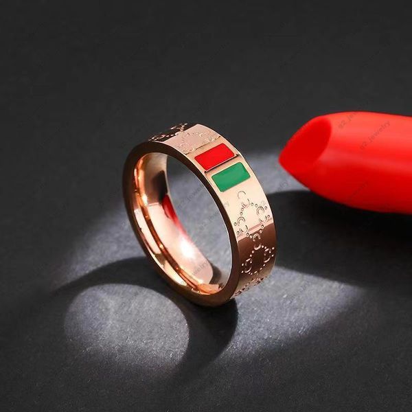 designer red and green bars ring 5mm titanium steel non-decolorizing men's models women's models rose gold couple ring jewelry wit, Silver
designer red and green bars ring 5mm titanium steel non-decolorizing men's models women's models rose gold couple ring jewelry wit, Silver