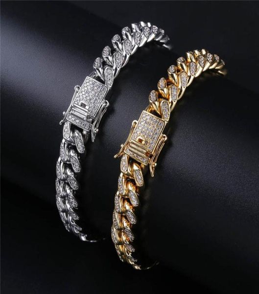 new fashion mens hiphop cuban chain bracelet gold silver color iced out cubic zirconia bracelet punk jewelry gifts for men4771400, Black
new fashion mens hiphop cuban chain bracelet gold silver color iced out cubic zirconia bracelet punk jewelry gifts for men4771400, Black
