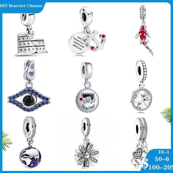 925 siver beads charms for pandora charm bracelets designer for women building fish eyes flower, Bronze;silver
925 siver beads charms for pandora charm bracelets designer for women building fish eyes flower, Bronze;silver
