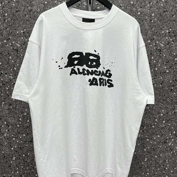 80% off factory outlet online home hand-painted short-sleeved washing grinding holes water slurry printing process trend lovers same style, White;black
80% off factory outlet online home hand-painted short-sleeved washing grinding holes water slurry printing process trend lovers same style, White;black