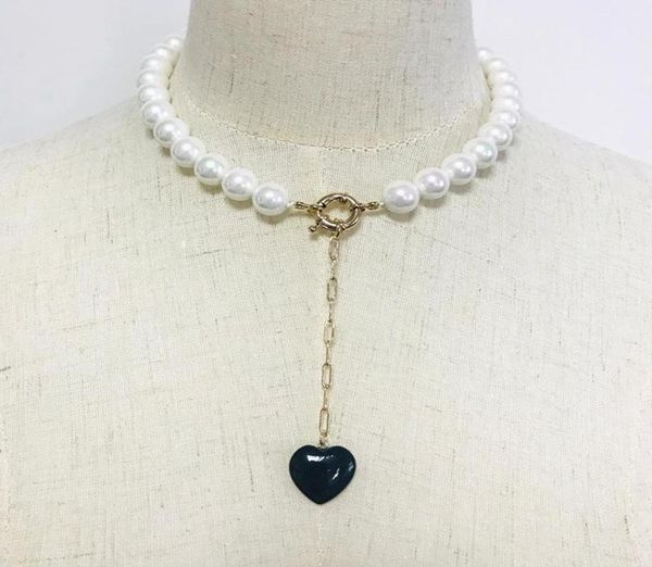 freshwater pearl necklace handmade short neck jewelry black stone pendant banquet wedding women add glamour clothes accessories ne9356753, Silver
freshwater pearl necklace handmade short neck jewelry black stone pendant banquet wedding women add glamour clothes accessories ne9356753, Silver