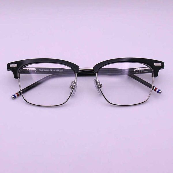 designer men's and women's beach couple sunglasses 20% off myopia glasses tb711 box myopia frame fashion korean optical lens, White;black
designer men's and women's beach couple sunglasses 20% off myopia glasses tb711 box myopia frame fashion korean optical lens, White;black