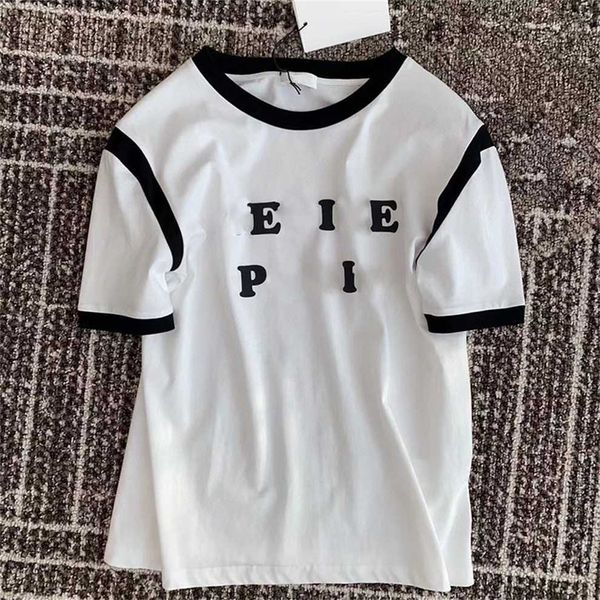 80% off factory outlet online 2023 new westernized black and white panel short sleeve fashion letter print crew neck top, White;black
80% off factory outlet online 2023 new westernized black and white panel short sleeve fashion letter print crew neck top, White;black