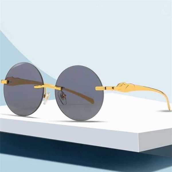 40% off luxury designer new men's and women's sunglasses 20% off head round frameless street fashion trend versatile glasses, White;black
40% off luxury designer new men's and women's sunglasses 20% off head round frameless street fashion trend versatile glasses, White;black