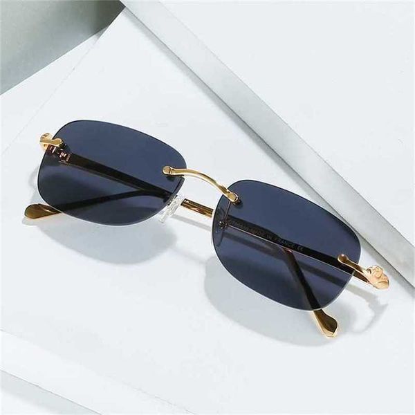 luxury designer new men's and women's sunglasses 20% off leopard head card frameless small square metal optical myopia flat glasse, White;black
luxury designer new men's and women's sunglasses 20% off leopard head card frameless small square metal optical myopia flat glasse, White;black