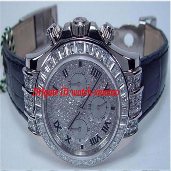 luxury wristwatch 18kt white gold full diamond model - 116599 automatic mens watch men's wrist watches278y, Slivery;brown
luxury wristwatch 18kt white gold full diamond model - 116599 automatic mens watch men's wrist watches278y, Slivery;brown