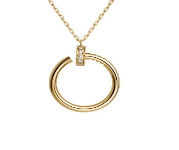 luxury necklaces designers jewelry gold chain nail necklace for women white gold rose full diamonds stainless steel wedding 2102864, Silver
luxury necklaces designers jewelry gold chain nail necklace for women white gold rose full diamonds stainless steel wedding 2102864, Silver