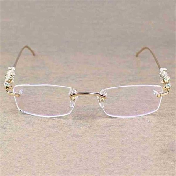 luxury designer sunglasses 20% off vintage leopard rimless clear stone transparent glasses frame eyewear men accessories oculos eyeglasses 6, White;black
luxury designer sunglasses 20% off vintage leopard rimless clear stone transparent glasses frame eyewear men accessories oculos eyeglasses 6, White;black