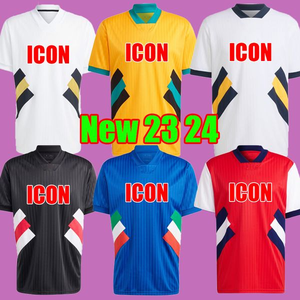 23 24 icon retro soccer jersey saka g.jesus musiala sane real madrids benzema modric manchesters rashford antony vlahovic chiesa italy 2023, Black
23 24 icon retro soccer jersey saka g.jesus musiala sane real madrids benzema modric manchesters rashford antony vlahovic chiesa italy 2023, Black