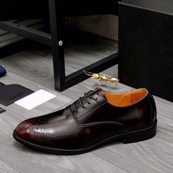 2023 mens designer dress shoes brand lace-up formal business handmade oxfords male genuine leather wedding party shoes zapatos hombre size 3, Black
2023 mens designer dress shoes brand lace-up formal business handmade oxfords male genuine leather wedding party shoes zapatos hombre size 3, Black