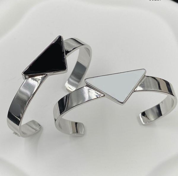 simple style bangle bracelets designer silver triangle letter bracelet cuff wristband for men women bijoux couple's gift jewelry with b, Black
simple style bangle bracelets designer silver triangle letter bracelet cuff wristband for men women bijoux couple's gift jewelry with b, Black