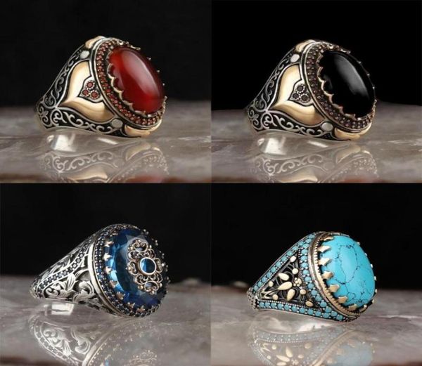 wedding rings vintage handmade carved turkish signet for men inlaid red black zircon stone trendy islamic religious muslim jewelry3633738, Slivery;golden
wedding rings vintage handmade carved turkish signet for men inlaid red black zircon stone trendy islamic religious muslim jewelry3633738, Slivery;golden