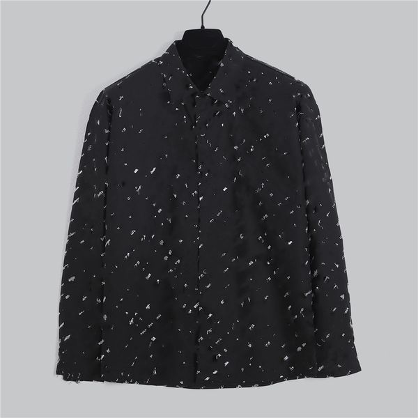 casual men's shirt 2023 balencaigaity fashion brand business work travel holiday couples spring and summer slim long-sleeved shirt -l, White;black
casual men's shirt 2023 balencaigaity fashion brand business work travel holiday couples spring and summer slim long-sleeved shirt -l, White;black