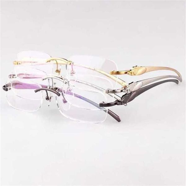 men's luxury designer women's sunglasses square metal eyeglasses clear transparent panther men optical frames women prescription p, White;black
men's luxury designer women's sunglasses square metal eyeglasses clear transparent panther men optical frames women prescription p, White;black