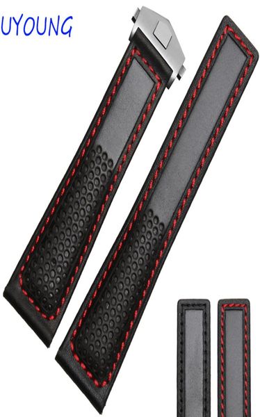 s 22mm black red genuine leather watch band men air permeability with holes strap cj1912253479714, Black;brown
s 22mm black red genuine leather watch band men air permeability with holes strap cj1912253479714, Black;brown
