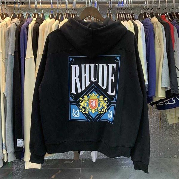 hoodies sweatshirts good quality rhude fashion card loose autumn winter vintage pullovers clothing, Black
hoodies sweatshirts good quality rhude fashion card loose autumn winter vintage pullovers clothing, Black