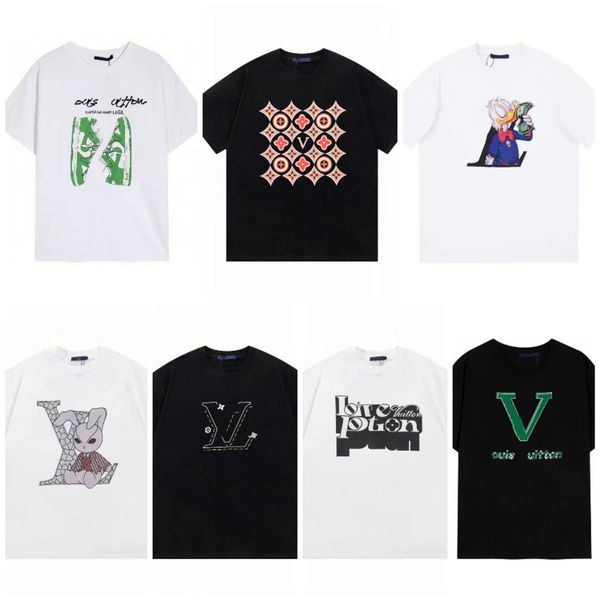 new style shirt mens womens designer t shirts printed fashion man tshirt cotton casual tees short sleeve luxury hip hop streetwear t-shirts, White;black
new style shirt mens womens designer t shirts printed fashion man tshirt cotton casual tees short sleeve luxury hip hop streetwear t-shirts, White;black