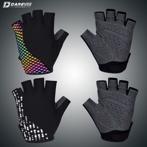 sports gloves darevie reflective cycling gloves half finger cycling glove with velcro sponge padded super light soft bike gloves 230325, Black
sports gloves darevie reflective cycling gloves half finger cycling glove with velcro sponge padded super light soft bike gloves 230325, Black